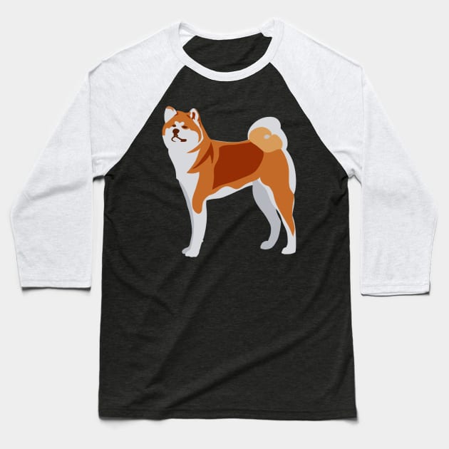 Akita Baseball T-Shirt by X-TrashPanda